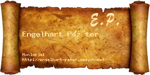 Engelhart Péter névjegykártya